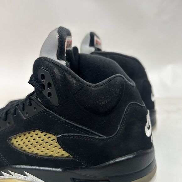 Nike Shoes Air Jordan 5 Retro BG “Black Metallic” 2024 - Picture 8 of 10